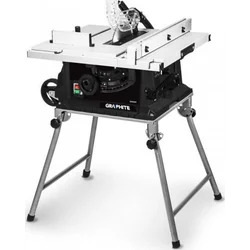 Graphite circular saw TABLE SAW 1600W, 254/30 MM, FOLDABLE TABLE