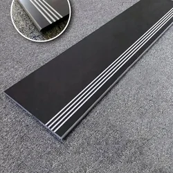 Graphite stair tiles 120x30 anti-slip