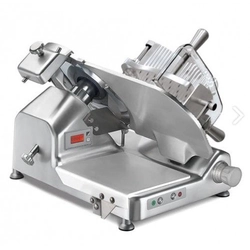 Gravity slicer for cold cuts and cheeses | semi-automatic | with built-in scale | knife Ø 370mm | 0,38 kW | GB7 RQ