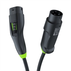 Green Cell Habu 2in1 Smart Mobile EV Charger 11kW EVGC01 16 A, 7 m, Preto/Verde