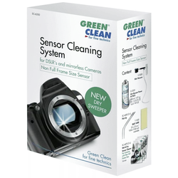 Green Clean Set pulizia aria compressa + panno per fotocamere e videocamere (SC-6200)