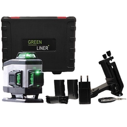 Green Liner 4D Green line laser Εύρος: 0 - 20 m | Με μπαταρία και φορτιστή | Σε μια βαλίτσα