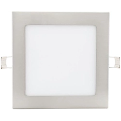 Greenlux Dimmbares Chrom-Einbau-LED-Panel 175x175mm 12W warmweiß + 1x dimmbare Quelle