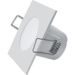 Greenlux GXLL022 White built-in ceiling LED light square 5W warm