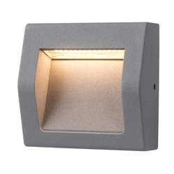 Greenlux GXPS061 Recessed LED light WALL 40 3W GRAY daytime white