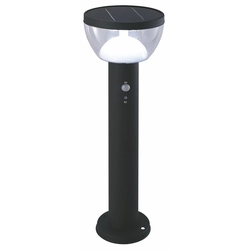 Greenlux GXSO011 LED post larix solar PIR 50 dag hvid med sensor