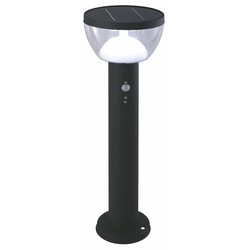 Greenlux GXSO011 LED post larix solar PIR 50 dag vit med sensor