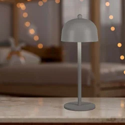 Grey Rechargeable Table Lamps - IP20 - 3W - 200 Lumens - 3IN1 - Model No: - VT-1052-G