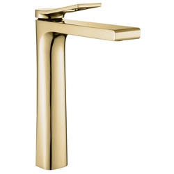 Grifo de lavabo alto dorado REA SOUL