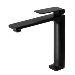 Grifo para lavabo alto Corsan Trino, negro CMB7112BL