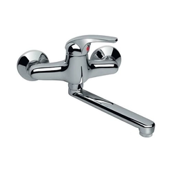 Grifo para lavabo de pared Gala con caño 20 cm cromo