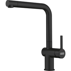 Grifo para lavabo Franke Active L, sin ducha extraíble, negro mate