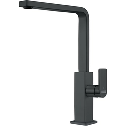 Grifo para lavabo Franke Mythos, sin ducha extraíble, negro industrial