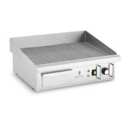 Grila plāksne - 550 x 350 mm - Royal Catering - rievota - 3000 IN ROYAL CATERING 10012007 RCPG 47