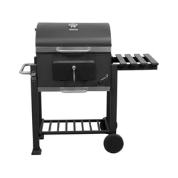 Grill de jardin avec grille émaillée et couvercle | 99910