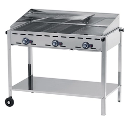 Grill gazowy Green Fire 3-palnikowy Hendi 149591