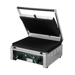 Grill Kontaktowy Panini Ryflowany Rn101-A