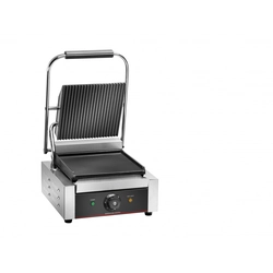 Grill kontaktowy pojedynczy 225x230 płyta gładka PG25L | Amitek