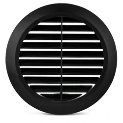 Grille de ventilation Awenta Classic noire T30CZ Fi 100mm