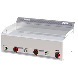 Grillplaat 97x48 | glad | 400V | chroom | Roodvos