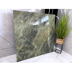 Große polierte Platten MARBLE STONE Steinzeug 120x120 HIGH GLOSS