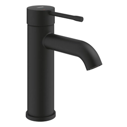 Grohe Essence S washbasin mixer, ceramic cartridge, water consumption 5,7 l/min., without waste set, black