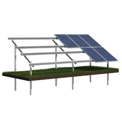 Ground mounting structure for photovoltaic ground power installation10kW(22 panels)
