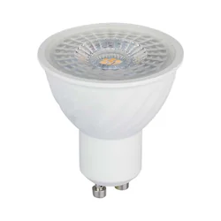 GU10 Dimbare LED-spots - Lens 110° - Samsung - IP20 - Wit - 6W - 445 Lumen - 6500K - 5 Jaren