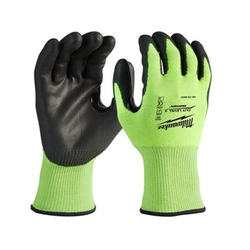 Guanti Milwaukee Hi-Vis 3/C livello di taglio S/7-es antitaglio