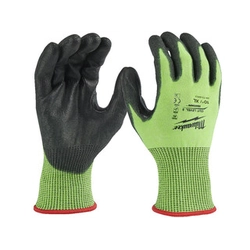 Guanti Milwaukee Hi-Vis 5/E livello di taglio XL/10-es antitaglio