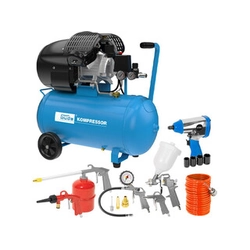 Güde 405/10/50 15 TLG electric piston compressor Intake air: 320 l/min | 50 l | 10 bar | Oil lubricated | 230 V