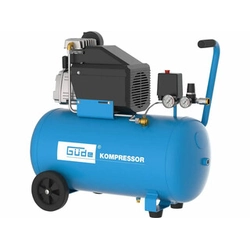 Güde 50129 elektriskais virzuļkompresors Ieplūdes gaiss: 200 l/min | 50 l | 10 bārs | Eļļots | 230 V