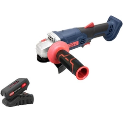 Güde WS 18-0+LGAP 18-3020 cordless angle grinder 18 V | 115 mm | 10000 RPM | Carbon brush | 1 x 2 Ah battery + charger | In a cardboard box