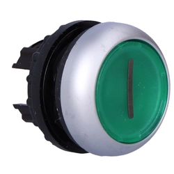 Guidare M22-DRL-G-X1 pulsante verde piatto retroilluminato senza ritorno