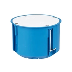 Γύψινο χωνευτό κουτί, βαθύ, με κάλυμμα, μπλε P 80