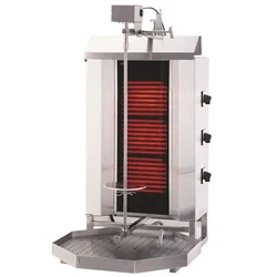 Gyros | električni toster za kebab | 3 plamenici | opterećenje 40kg KLG 230