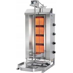 Gyros Kebab Maker 4-Palnikowy Gas Potis Gd4 Aardgas