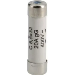 Hager BiWtz cylindrisk sikringsindsats 8,5x32mm 20A 400V AC gG 10szt.(L8532C20)