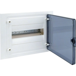 Hager GOLF modular switchgear 1x12 flush-mounted IP40 transparent door - VF112TD