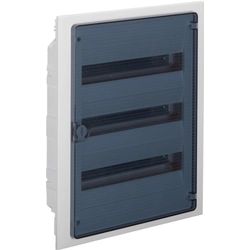 Hager GOLF modular switchgear 3x18 flush-mounted IP40 transparent door - VF318TD