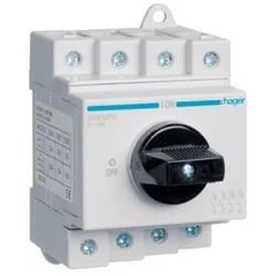 HAGER Interrupteur-sectionneur modulaire PV 4P 32A 1000V DC SB432PV