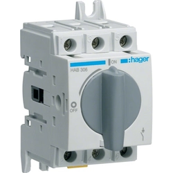 Hager Interruptor-seccionador 3P 63A HAB306