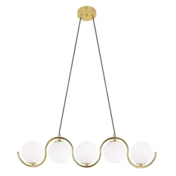 HANGENDE PLAFONDLAMP APP1440-5CP Goud