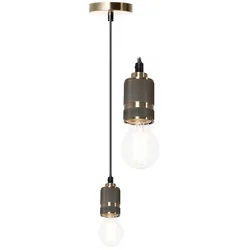 Hangende plafondlamp, APP347-1CP koperen houder