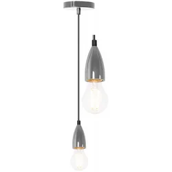 Hangende plafondlamp, APP358-1CP CHROOM lamphouder