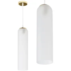 Hanging Glass Ceiling Lamp APP665-1CP White