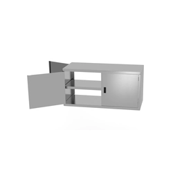 Hanging pass-through cabinet 90x30x60, hinged doors | Polgast