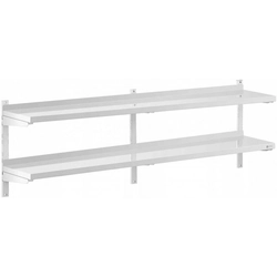 Hanging shelf - 2 countertops - 200 x 30 cm ROYAL CATERING 10011456 RCWR-2000.3