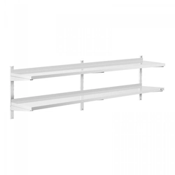 Hanging shelf - 200 cm - 2 ROYAL CATERING tops 10011465 RCWR-2000.4