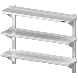 Hanging shelf, adjustable, triple 1100x400x930 mm